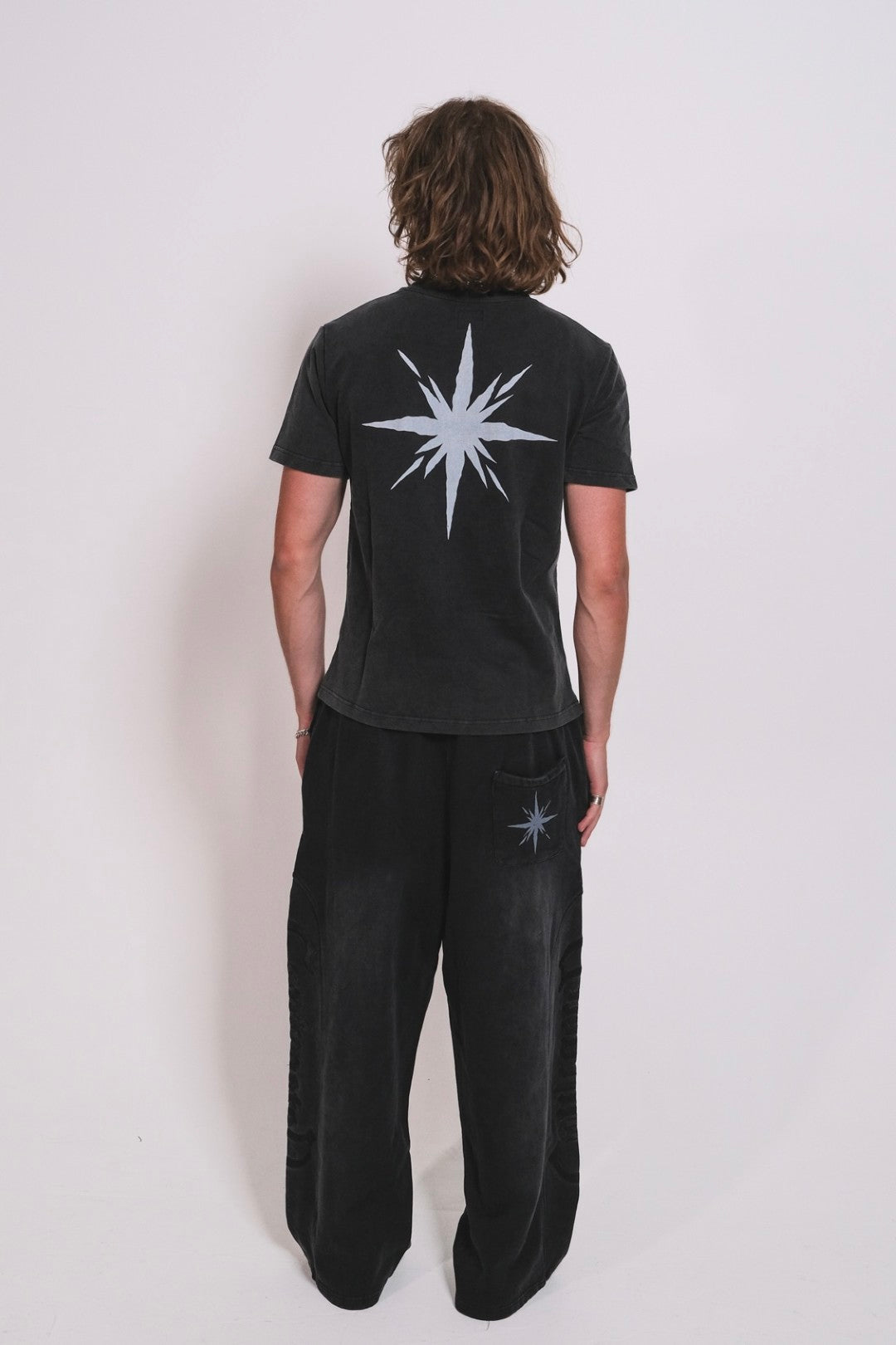 Black Confracted T-Shirt