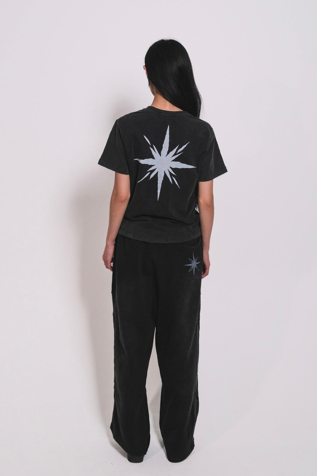 Black Confracted T-Shirt
